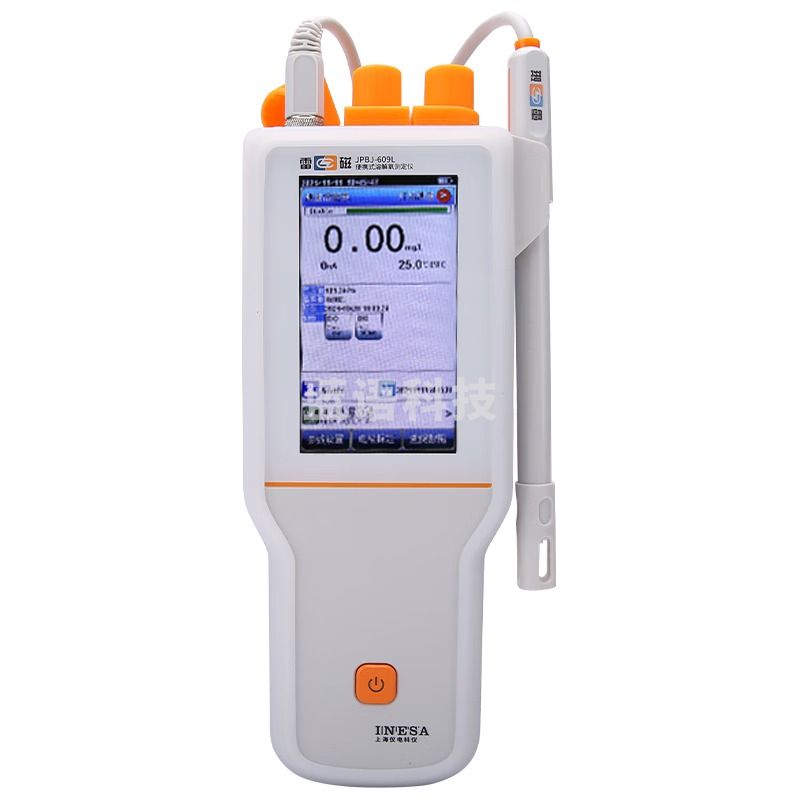 雷磁JPBJ-609L 溶解氧测定仪 便携式含氧量检测仪污水厂养殖DO测量仪 609L