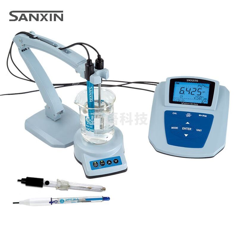 三信MP523 台式离子计 钙 钾 铵 铜离子浓度计 硝酸根浓度仪 MP523-01 PH/离子浓度测量仪