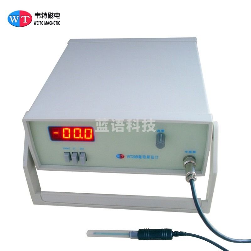 韦特磁电台式特斯拉计WT20B台式高斯计 直流磁场强度测试仪 磁力测试仪