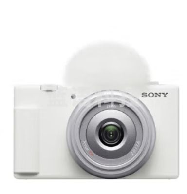 索尼ZV-1F Vlog相机 广角大光圈 学生入门 白色