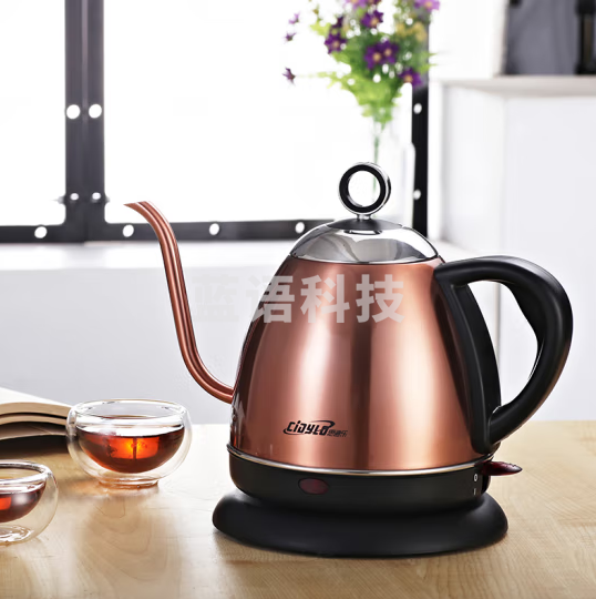 思迪乐电热水壶YK-810L 自动断电防干烧保护1L 304不锈钢