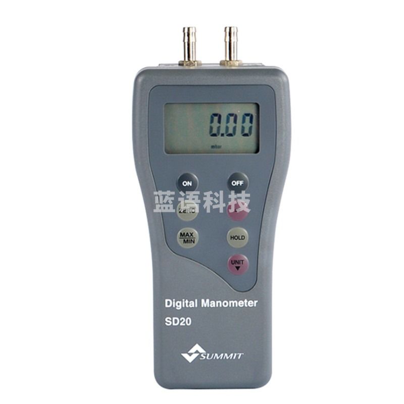 微差压表 森美特气压压力计SUMMIT-10 20 SD-10 20压力表 数字压力测试仪气压表 SD-10
