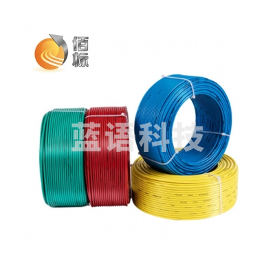 佰标 单股塑铜线 BV1.5平方 蓝色 （100米/盘）