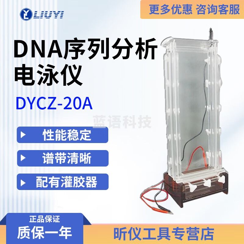 六一牌（LY）北京六一 DYCZ-20A/20B/20C/20D/20G/20H DNA序列分析电泳仪 DYCZ-20A