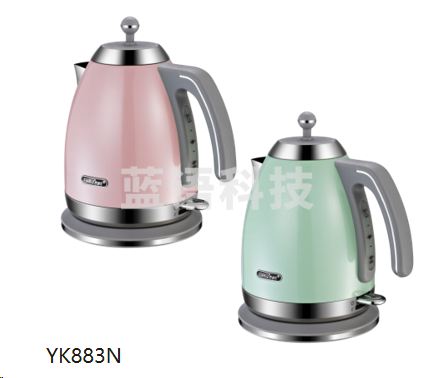 思迪乐电热水壶YK883N携式保温烧水壶 304不锈钢1.7L