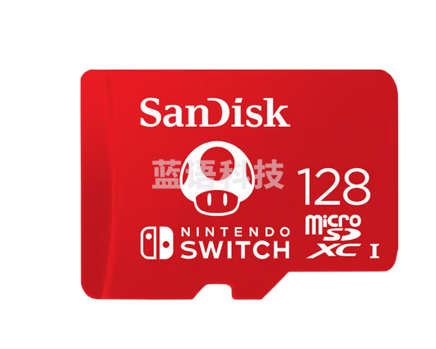 闪迪（SanDisk）128GB TF（MicroSD）内存卡 U3 4K 游戏存储卡 读速100MB/s 任天堂Switch授权 马里奥赛车主题款