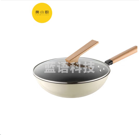 黄小厨瑞年系列不粘炒锅 30cm 精铁材质 HXC-T-C009