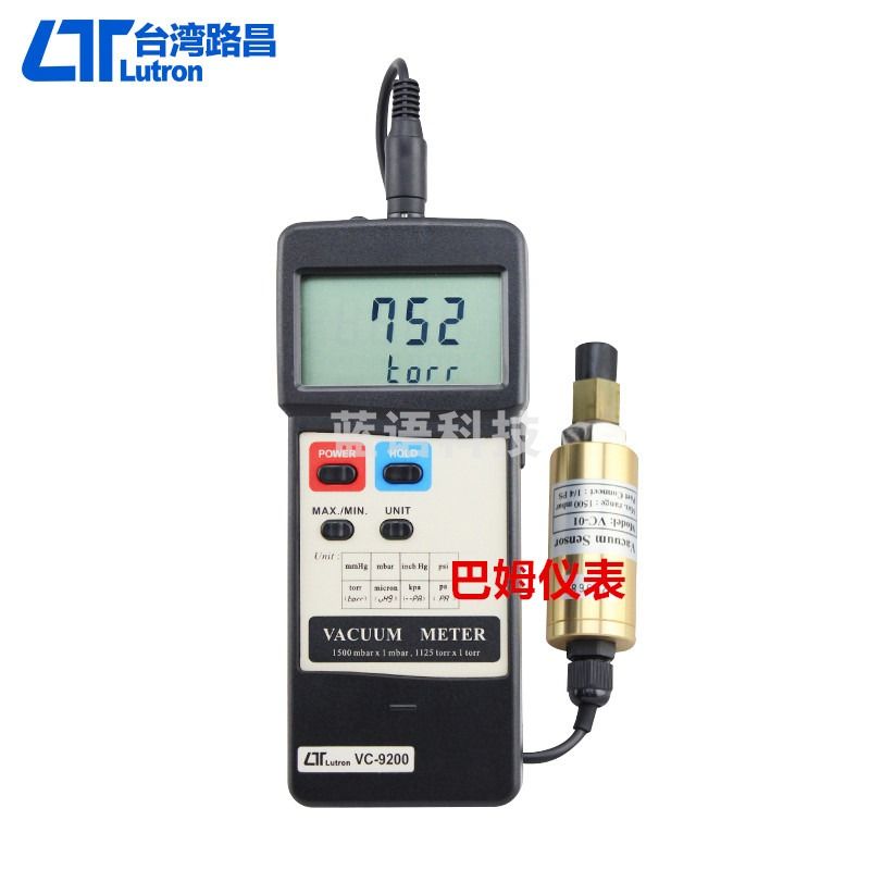 台湾真空表VC-9200 真空压力表vc9200数显真空压力计 空气压力表