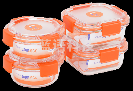 美橙保鲜盒四件套装 中号 MCTZ-906A4