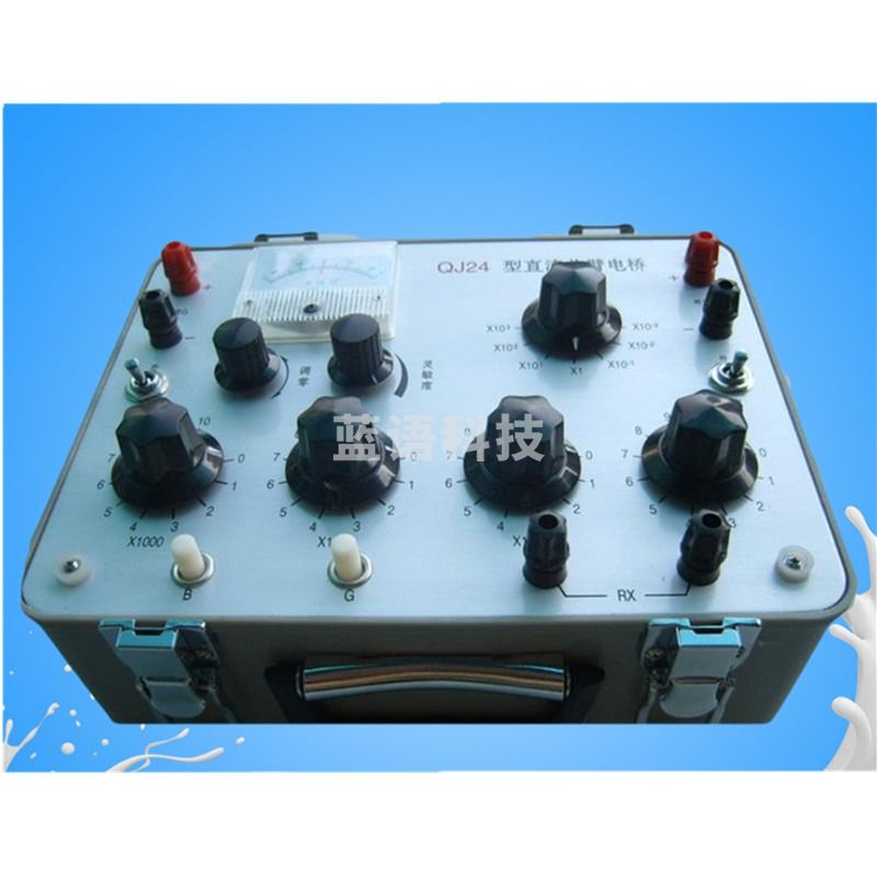 QJ24型直流单臂电桥 台式电阻值测试仪 欧姆电桥检测仪 直流电阻电桥