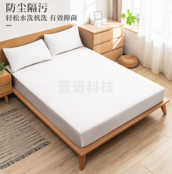 双人酒店式床笠  180cm*200cm   丝绒棉M&C17620