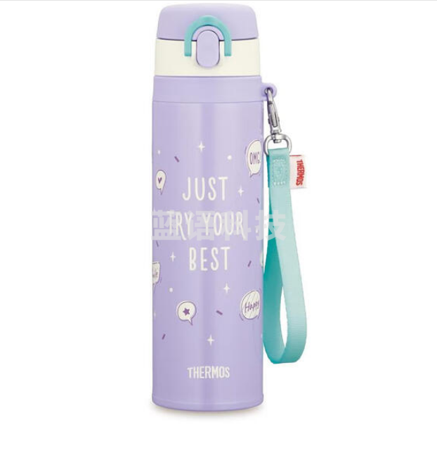 膳魔师(THERMOS)JNT-552 PL紫色保温杯 真空隔热保温杯不锈钢运动户外旅行550mL