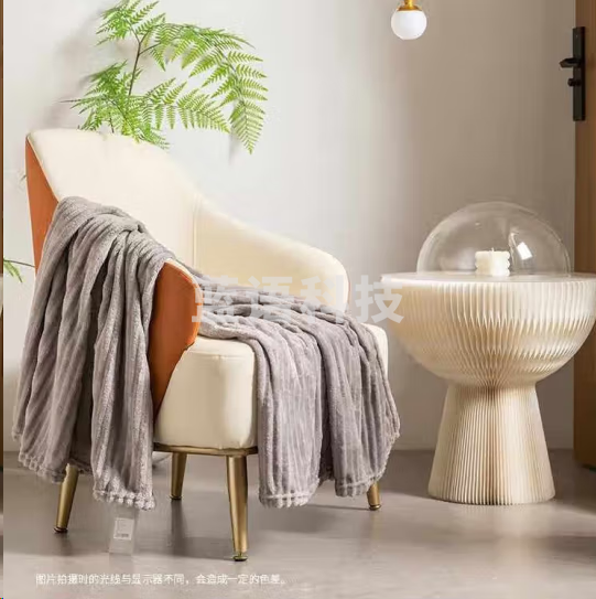 戴洛伦 简尚四季毯 毛毯毯子 灰DRON-XWTZ70