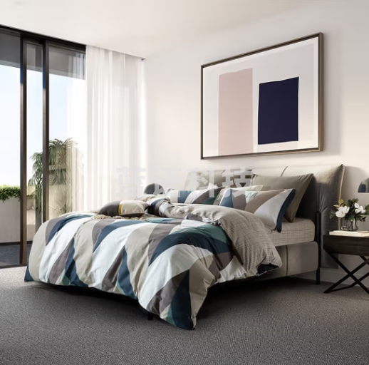 戴洛伦 双人纯棉四件套 被套200×230cm枕套48×74cm床单230×245cm 威尼斯特DRON-JTCM90