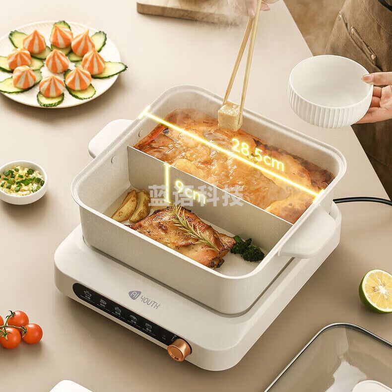 艾青春（AIYOUTH）6L分体电火锅（鸳鸯锅） AI-HG06