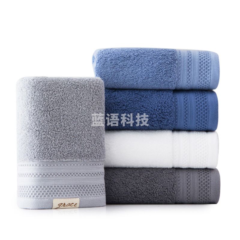 洁丽雅(GRACE) 抗菌毛巾M7228全棉批发高端厚新疆棉家用婴儿儿童成人纯棉洗脸巾 72*34cm 颜色随机
