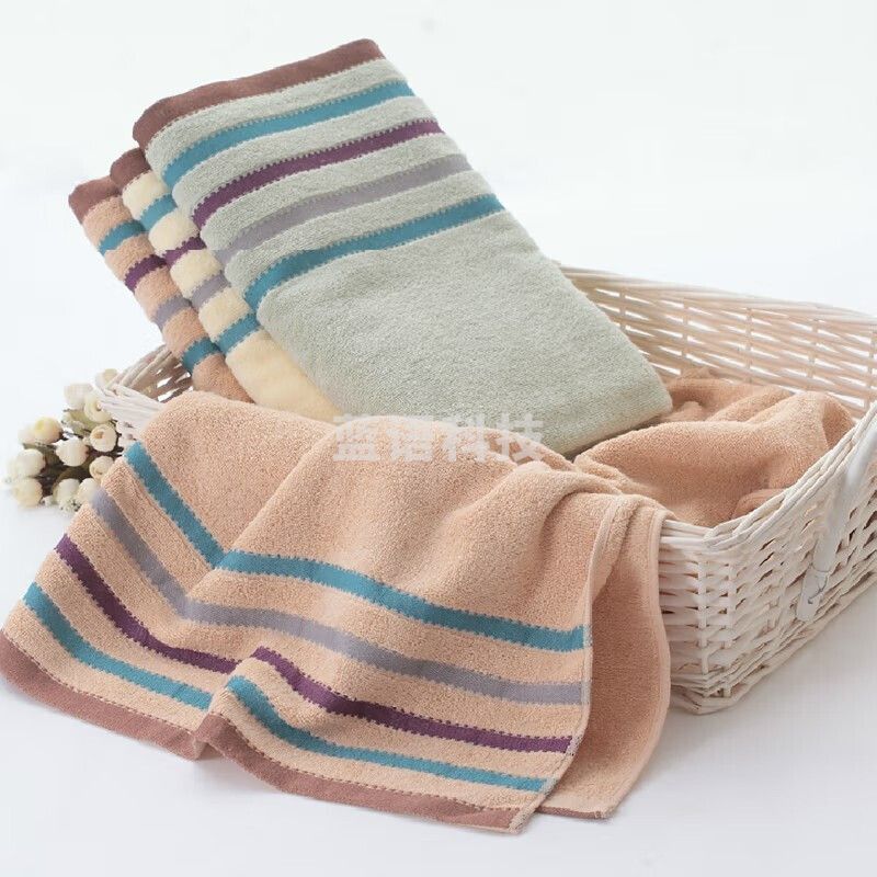 赛络纺纯棉洗脸毛巾 柔软吸水面巾批发 jy-1331f