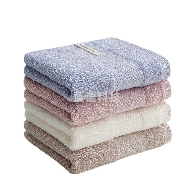 洁丽雅(GRACE) 抗菌毛巾W1240纯棉高端洗脸巾家用成人全棉吸水加厚面巾 72*32cm 颜色随机