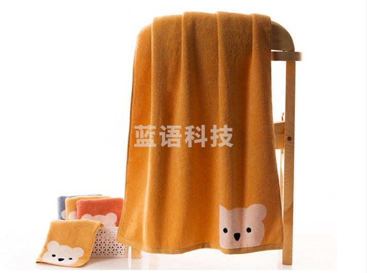 金号米菲 MF1029H纯棉绣花毛巾 面巾 卡通可爱 柔软吸水毛巾