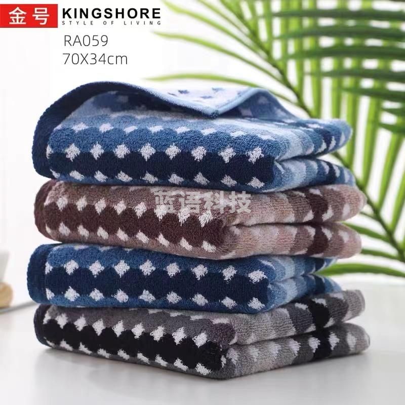 金号毛巾 RA059 70*34cm 10条一组 颜色随机