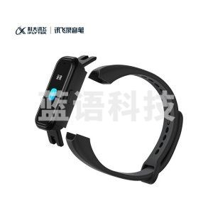 科大讯飞 IFLYTEK R1 腕式录音笔（录音实时转文字 专业高清降噪 16G+云存储 随身智能录音运动手环）