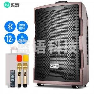 索爱 soaiy SA-K29 移动拉杆户外音箱 旗舰款12英寸三分频 蓝牙音响扩音设备TJRRSFYJD202303011622038