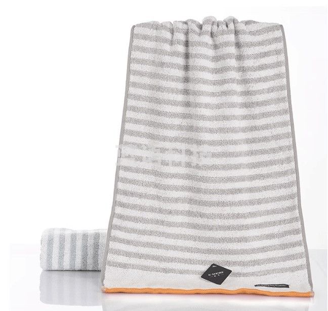 金号01KA0200A纯棉毛巾条形格柔软吸水加厚洗脸面巾