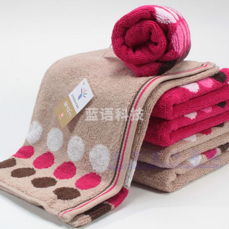 金号S1097 提缎面巾纯棉柔软吸水厚实洗脸毛巾