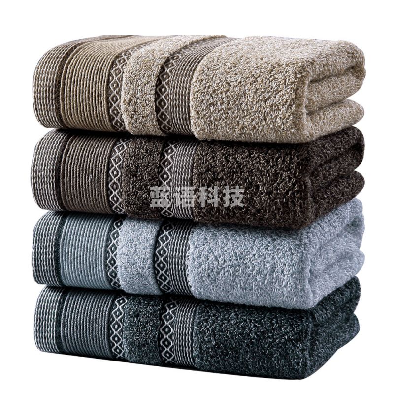 金号(KINGSHORE) 纯棉 花式线面巾 素色提缎纯棉加厚毛巾 70*33cm GA1465