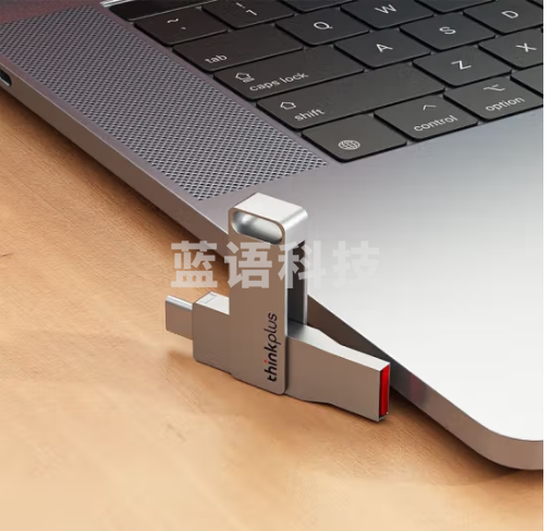 ThinkPlus联想128G金属U盘 USB3.2&Type-C双接口大容量手机电脑两用u盘商务办公优盘 MU90系列