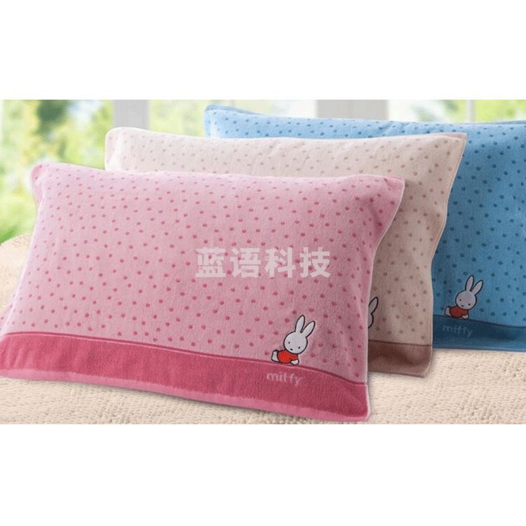 金号米菲兔优雅斑点 枕巾MF2029柔软单条价