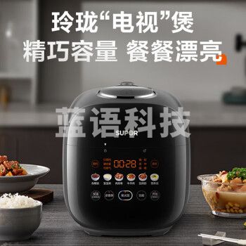 苏泊尔（SUPOR）2.3L精巧容量炫酷大彩屏控制双球釜内胆电压力锅SY-23FC39Q