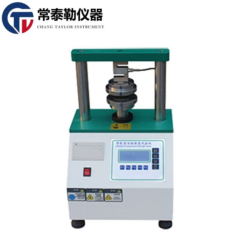 常泰勒边压环压强度试验机 纸张纸板压缩强度测试仪 瓦楞纸环压强度测定 液晶屏按键型