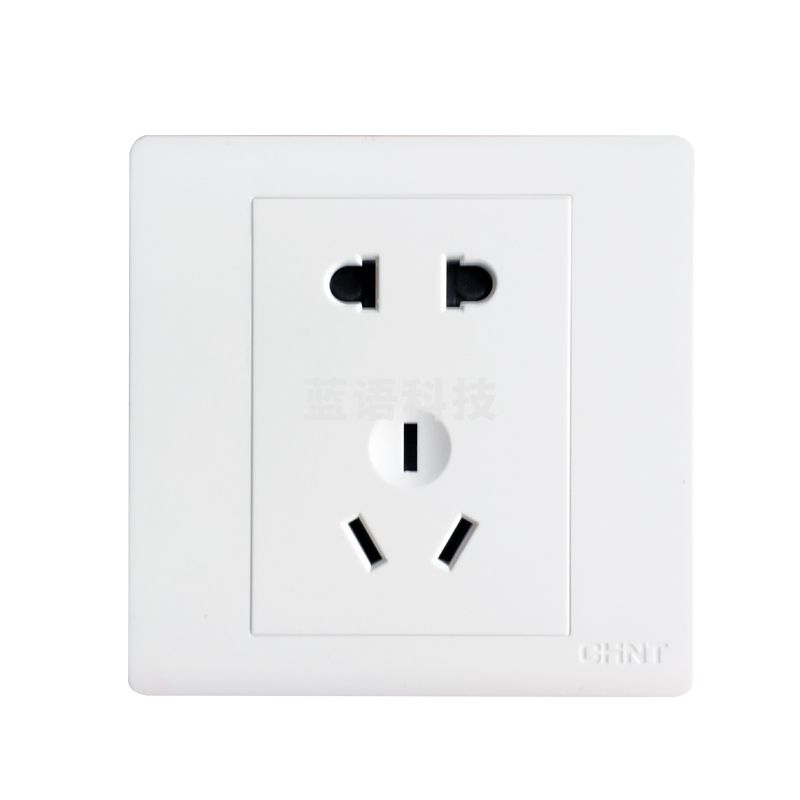 奇胜 10A 五孔型插座 白