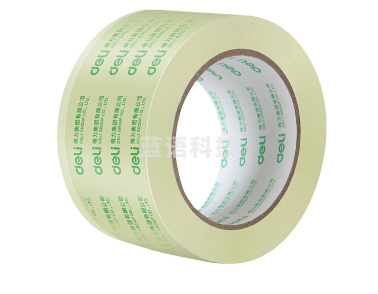得力（deli）30369 60mm*100y*50um 高品质高透明封箱胶带/打包胶带
