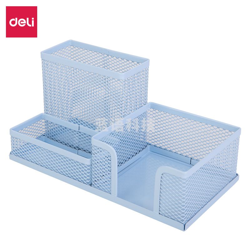 得力9154笔筒(浅蓝)