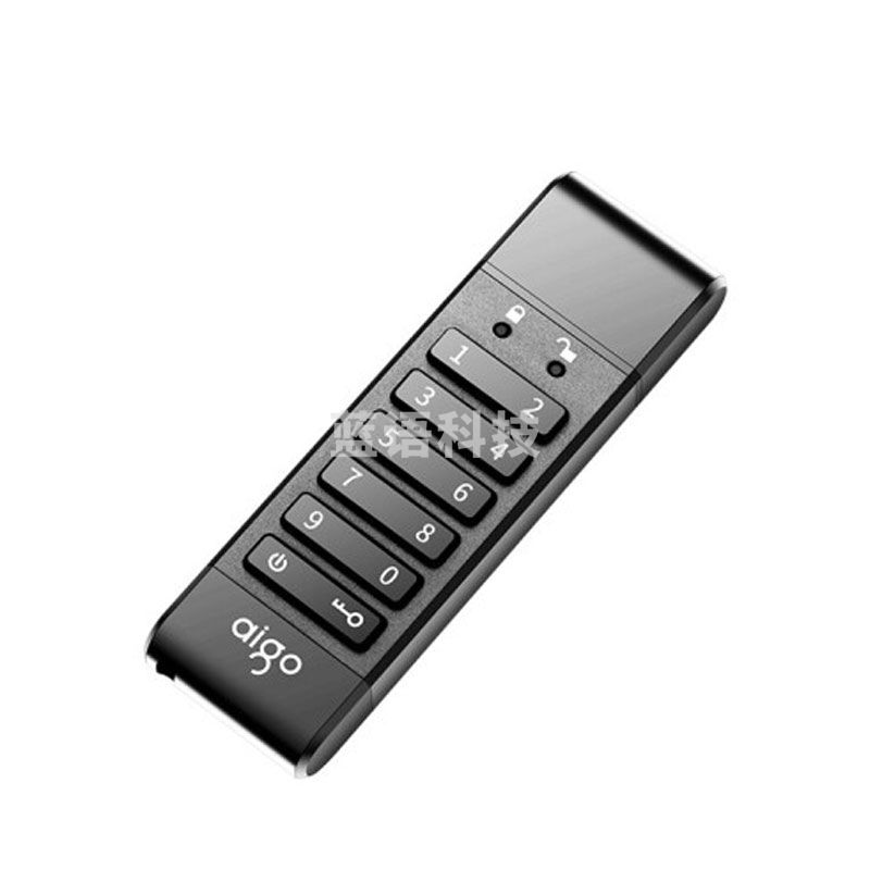 爱国者（aigo） 64GB 按键加密U盘 U92 SM4国密级别 高速读写U盘 读速可达100MB/s
