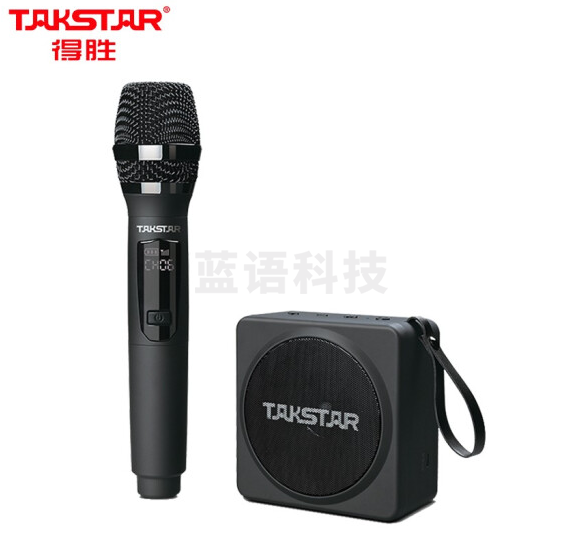 得胜(TAKSTAR)E261W 无线手持扩音器 大功率教学专用教师户外扩音器 手持便携式讲解器 典雅黑