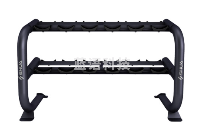 舒华(SHUA) 包胶哑铃组合健身房健身器材哑铃架专业运动健身器械 SH-DR08 哑铃架