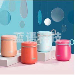 苏泊尔 SUPOR KC50CT70 保温杯 迷你焖烧杯 304不锈钢小容量真空保温杯 儿童保温杯 500ML颜色随机