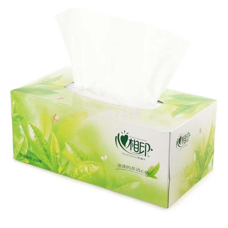 心相印抽纸茶语2层 H200 200抽/盒