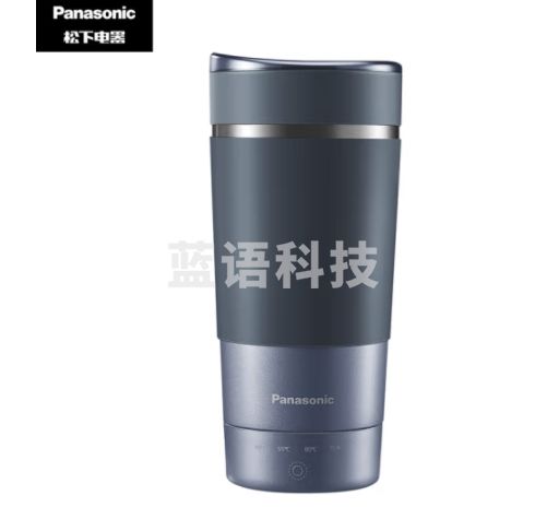 松下（Panasonic）电水壶 烧水壶便携式家用旅行烧水杯 随行冲奶泡茶办公室养生保温杯NC-K501ASQ 蓝色