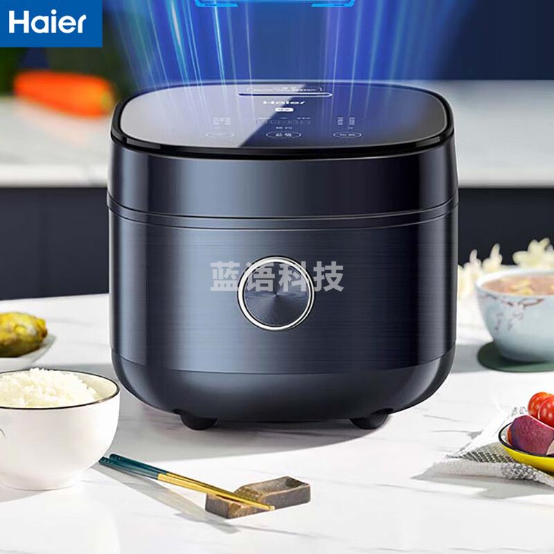 海尔（Haier）电饭煲 4升24小时预约8大功能加热远程操作 智能提醒家用电饭锅 HRC-S740S01BU1