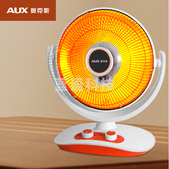 奥克斯（AUX）取暖器/小太阳/电暖器/电暖气/取暖电器/电热扇/电暖炉/烤火炉/快热炉 摇头款 NSB-TY90A-XHM