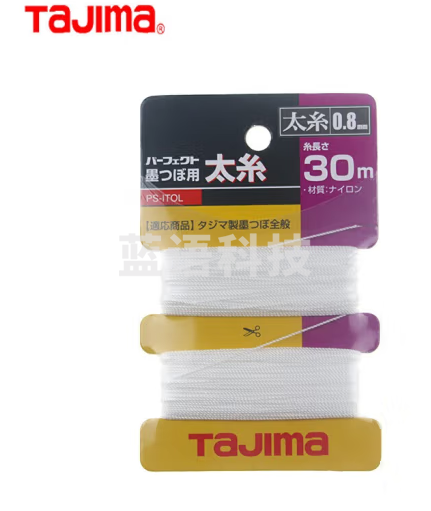 田岛tajima工具木工专用墨斗自动划线器手动墨斗粗线30米 1010-1923