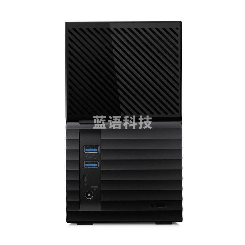 西部数据（WD）My Book3.5寸 移动硬盘 加密硬盘 BOOK Duo 16TB