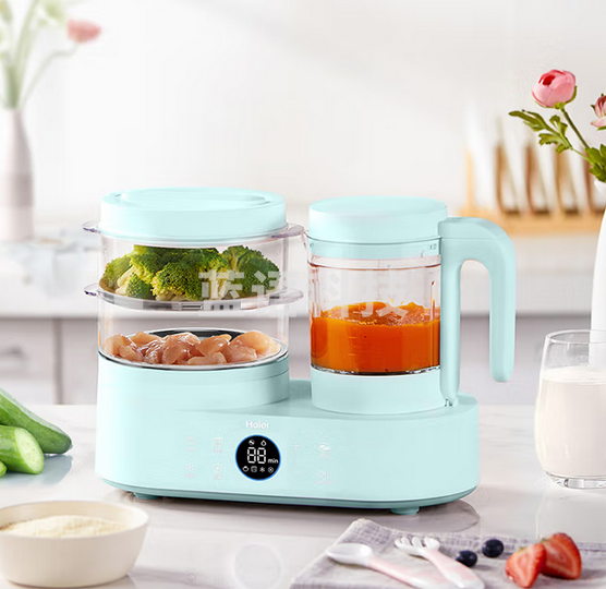 海尔家用多功能婴儿辅食机宝宝食物调理机电动研磨器料理机 HBP-D201B