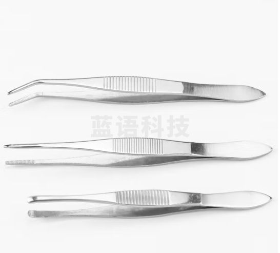 海斯迪克 HKCL-20 不锈钢镊子 眼科镊子 10CM镊子 眼用小镊子眼科镊 10㎝直头镊子