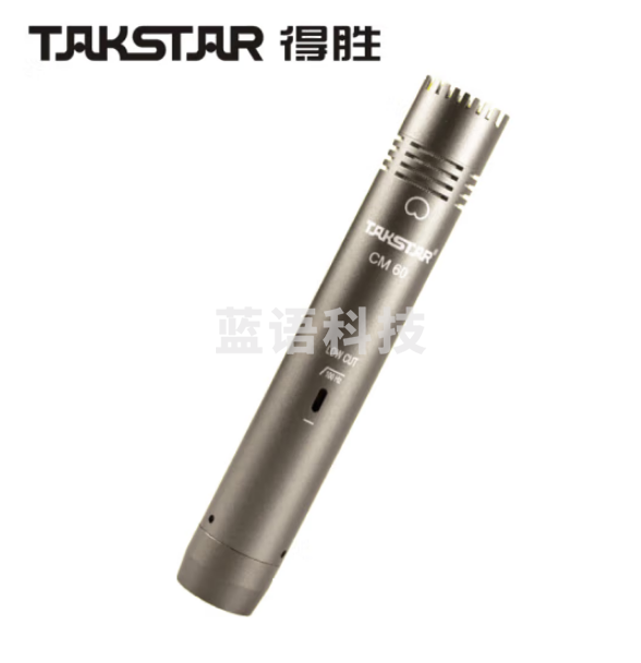 得胜(TAKSTAR) CM-60 电容麦克风 小提琴钢琴吉他古筝萨克斯舞台演奏乐器录音拾音 金色