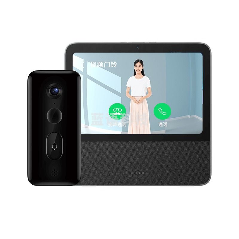 小米/MI 智能家庭屏10+智能门铃套装  门铃型号 MJML05-FJ 接收器型号 MJJSQ02-FJ 黑色